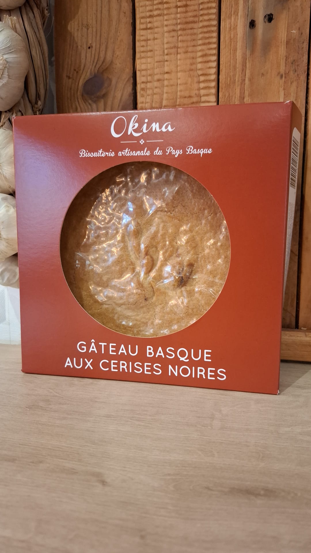Gâteau basque aux cerises noires 100G et 600G