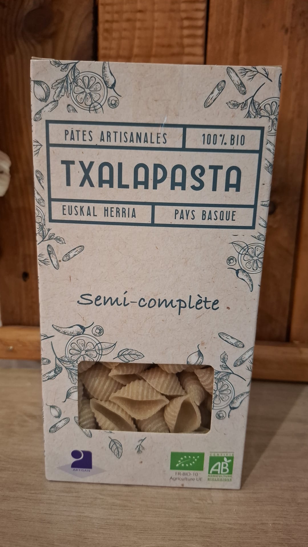 Pâtes basque 100% bio