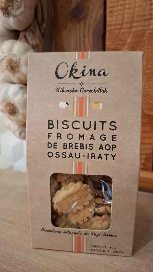 Biscuit apéro fromage de brebis - ossau iraty