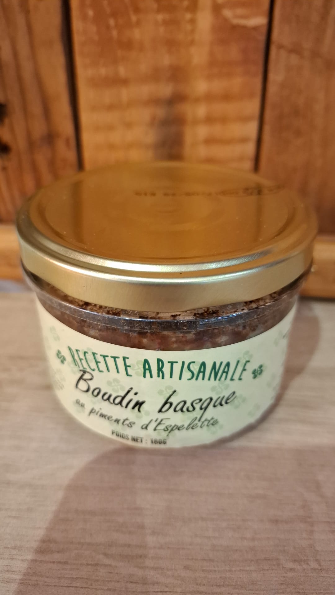 Boudin basque au piment d'espelette