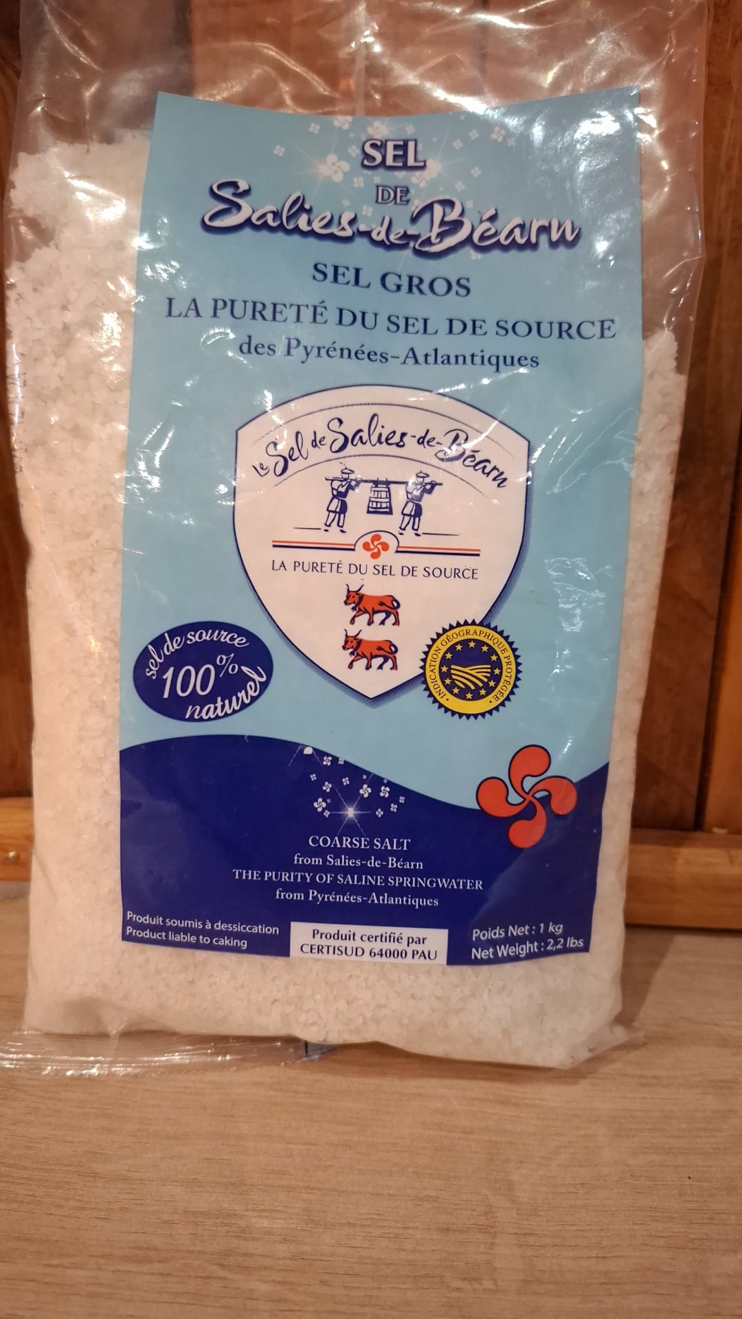 Gros sel de salies de Béarn IGP 1KG